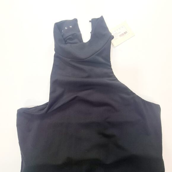 HATCH The Maternity Body Halter Dress in Black XS - Picture 5 of 13